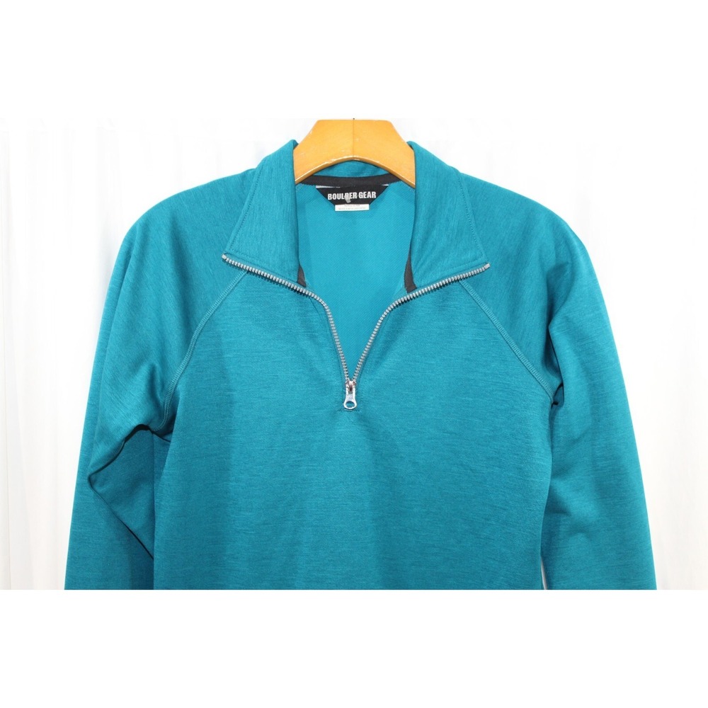 Boulder Gear Womens Blue 1/4 Zip Long Sleeve Pullover XS - Picture 2 of 6